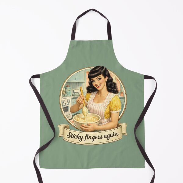 Item preview, Vintage lady baking designed and sold by BritishDelights.
