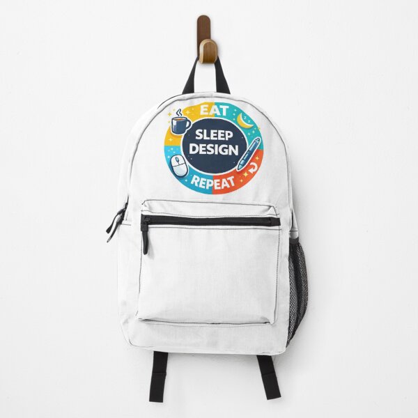 Item preview, Eat Sleep Design Repeat – Funny Graphic Designer & Digital Artist Shirt designed and sold by WildWonderfulWear.