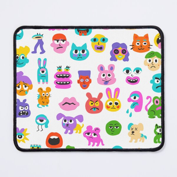 Item preview, Funny Colorful Monster Pattern and Quirky Characters designed and sold by KoDi91.