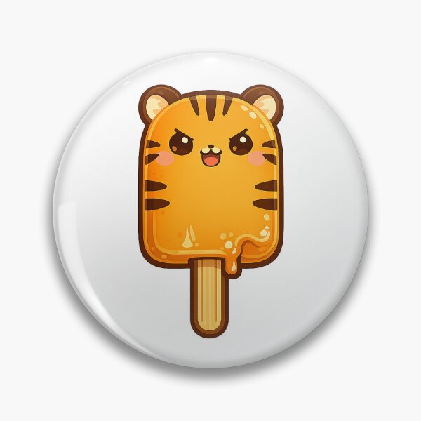 Item preview, Tiger Ice Cream — Tiny Angry Cutie designed and sold by DreamMachine69.
