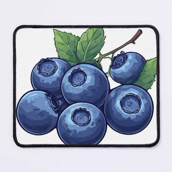 Item preview, Blueberry Illustration Fruit Design | Fresh Blueberries Graphic | Berry Lover Art designed and sold by Karolina’s Cozy Creations.