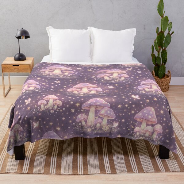 Item preview, Fairycore Mushroom Garden Pattern – Magical Forest Fantasy Design designed and sold by Creativeeworld777.