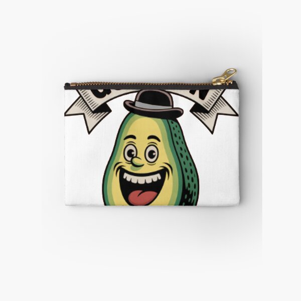 Item preview, Funny Smiling Avocado Toast Character Design designed and sold by The Curated Palett.