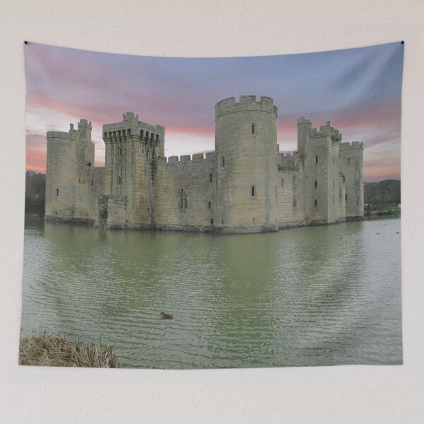 Item preview, Bodium Castle with Pink Sky II designed and sold by Katy Fryd.
