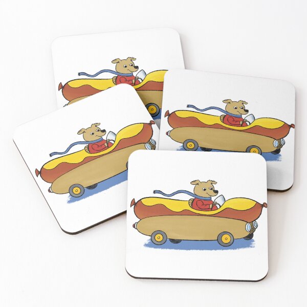 Item preview, Hot Dog Car designed and sold by artwithmegz.