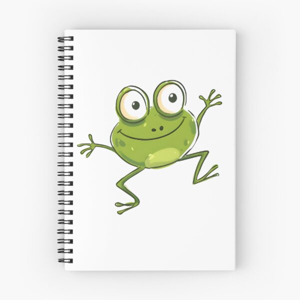 Aperçu de l'œuvre Grenouille drôle créée et vendue par Retro Whimsy.