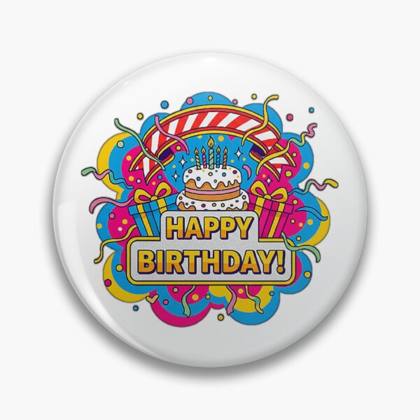 Item preview, HAPPY BIRTHDAY cake. designed and sold by Giulivo Store Graphic.