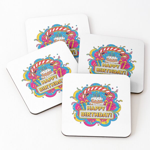 Item preview, HAPPY BIRTHDAY cake. designed and sold by Giulivo Store Graphic.