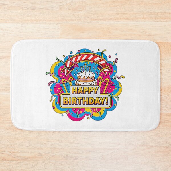 Item preview, HAPPY BIRTHDAY cake. designed and sold by Giulivo Store Graphic.