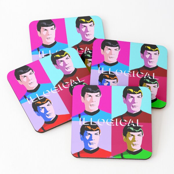 Item preview, Spock TOS illogical Pop Quad designed and sold by Lost Waters of Enceladus.
