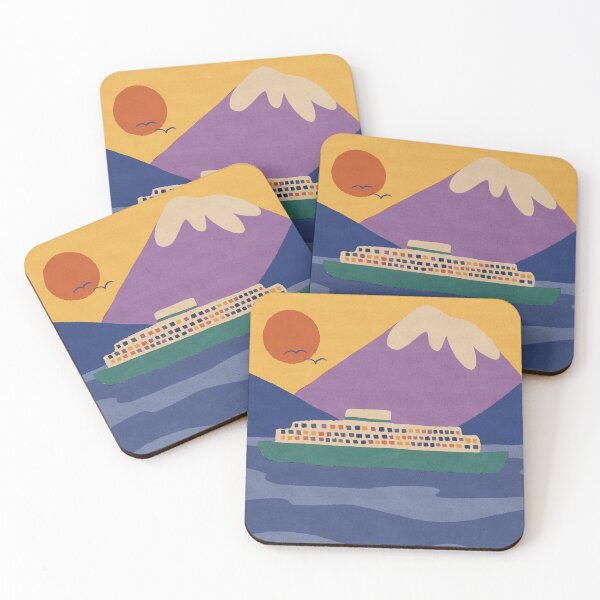 Item preview, seattle ferry designed and sold by KitschByKate.