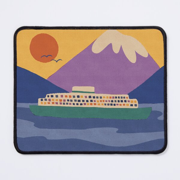 Item preview, seattle ferry designed and sold by KitschByKate.