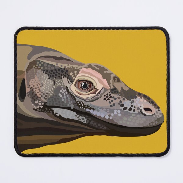 Item preview, K is for Komodo Dragon,Komodo Dragon Design – Bold Reptile Art for Lizard Fans designed and sold by PrettylittlepastelUk.