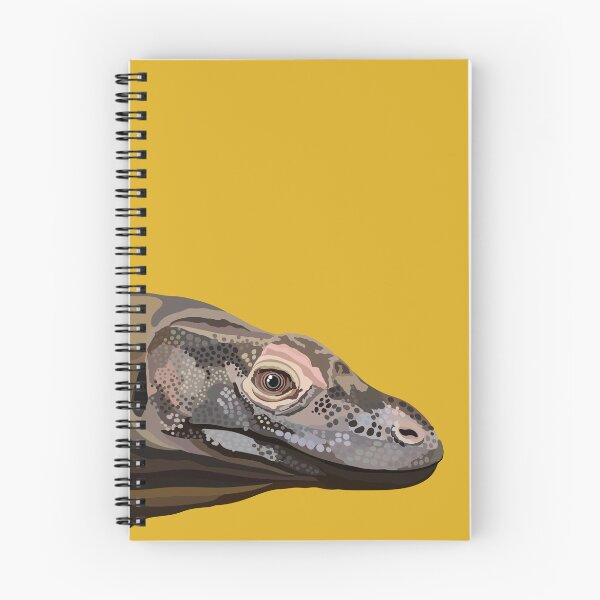 Item preview, K is for Komodo Dragon,Komodo Dragon Design – Bold Reptile Art for Lizard Fans designed and sold by PrettylittlepastelUk.