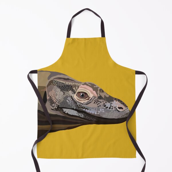 Item preview, K is for Komodo Dragon,Komodo Dragon Design – Bold Reptile Art for Lizard Fans designed and sold by PrettylittlepastelUk.