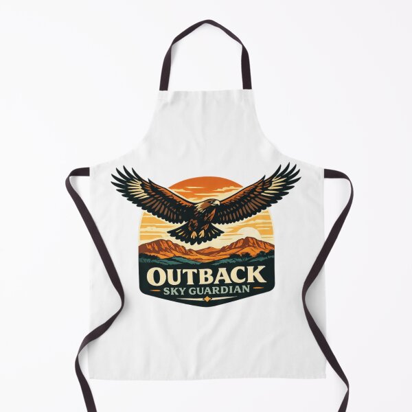 Item preview, Outback Sky Guardian – Wedgetail Eagle Australia Wildlife Badge designed and sold by PawPrintCustom.