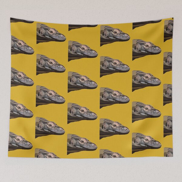 Item preview, K is for Komodo Dragon,Komodo Dragon Design – Bold Reptile Art for Lizard Fans designed and sold by PrettylittlepastelUk.