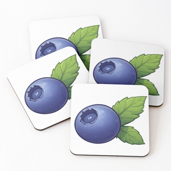 Item preview, Blueberry Illustration with Leaves | Fresh Berry Fruit Graphic | Blueberry Art Design designed and sold by Karolina’s Cozy Creations.