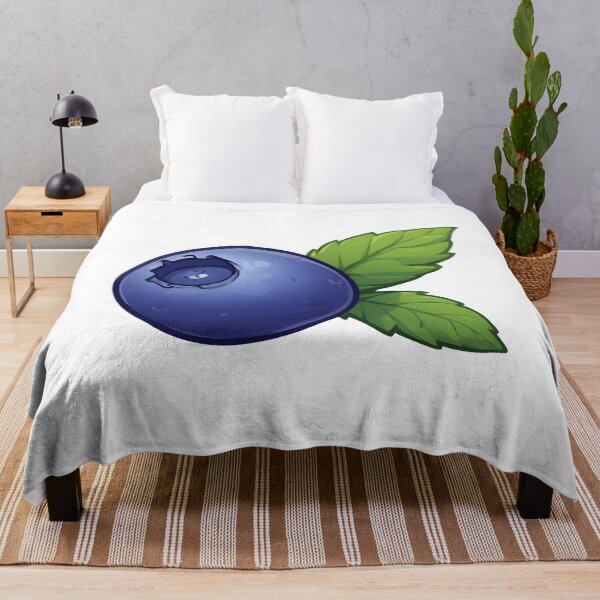 Item preview, Blueberry Illustration with Leaves | Fresh Berry Fruit Graphic | Blueberry Art Design designed and sold by Karolina’s Cozy Creations.