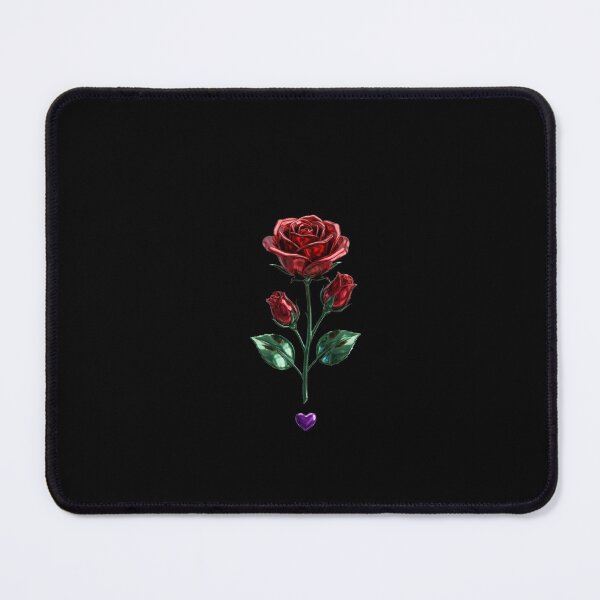 Item preview, ​Metallic Red Rose & Buds designed and sold by RakyLaky.
