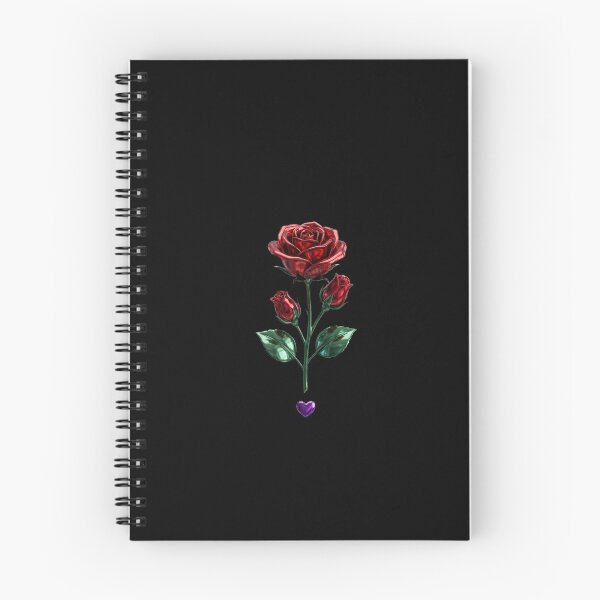 Item preview, ​Metallic Red Rose & Buds designed and sold by RakyLaky.