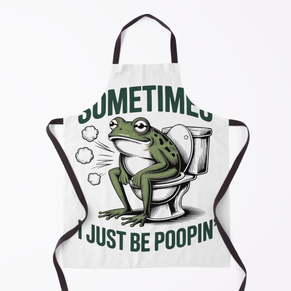 Item preview, Sometimes I Just Be Poopin' Frog designed and sold by KaphzeShop.