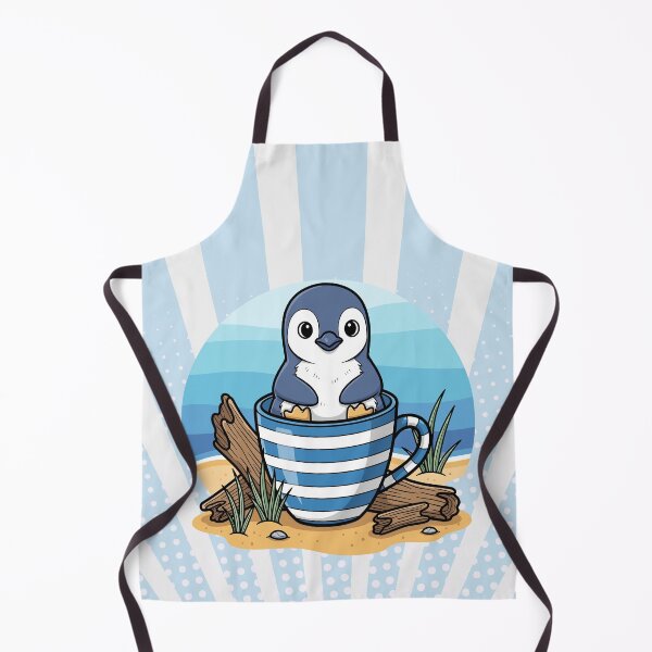 Item preview, Little Blue Penguin in a Mug – Cute Kiwiana Bird Art designed and sold by MvuuStudio.