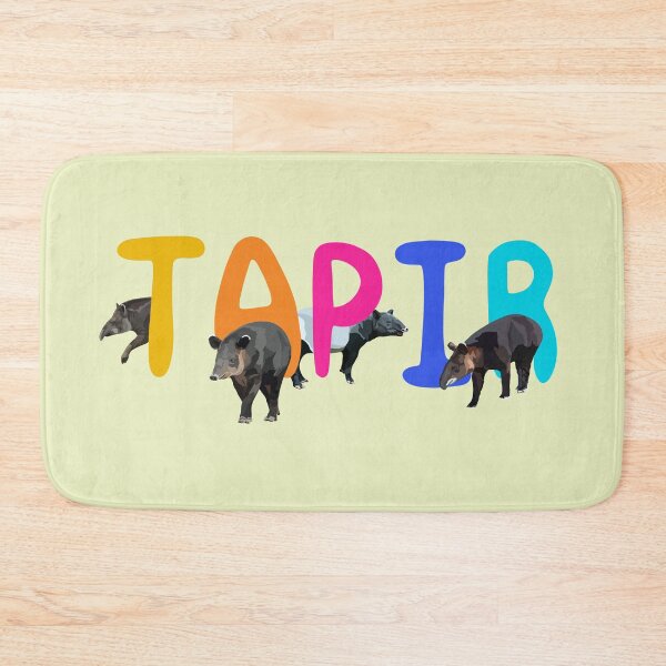 Item preview, T is for Tapir, Tapir – Unique Tropical Forest Mammal Illustration designed and sold by PrettylittlepastelUk.