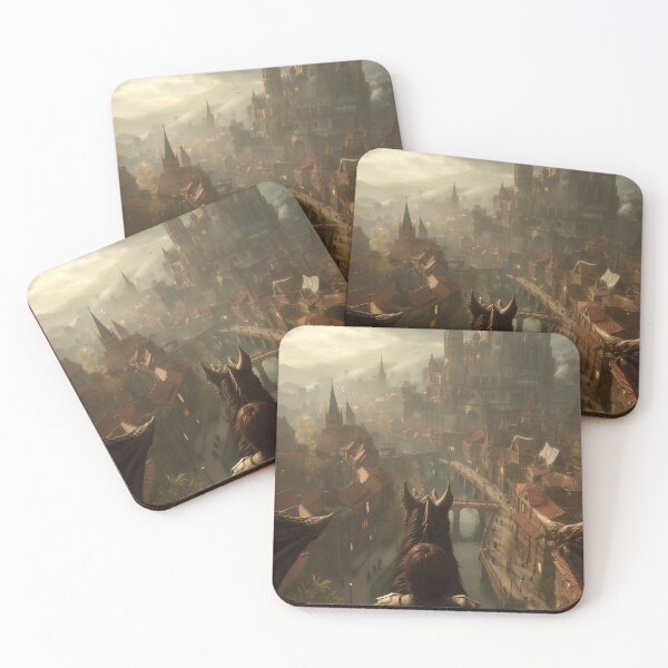 Item preview, Flight to the Citadel of Ashen Skies designed and sold by oanaunciuleanu.