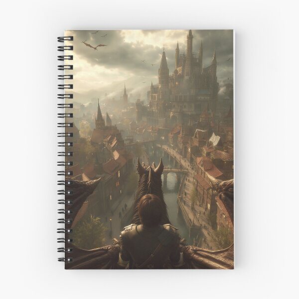 Item preview, Flight to the Citadel of Ashen Skies designed and sold by oanaunciuleanu.
