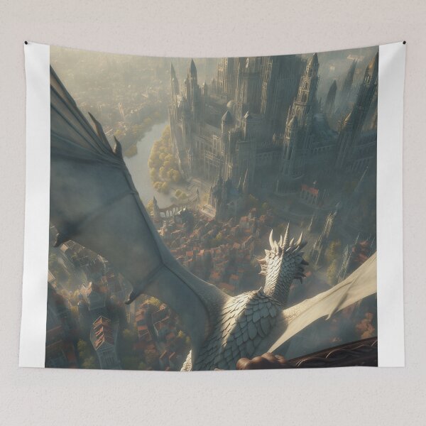 Item preview, Flight to the Citadel of Ashen Skies designed and sold by oanaunciuleanu.