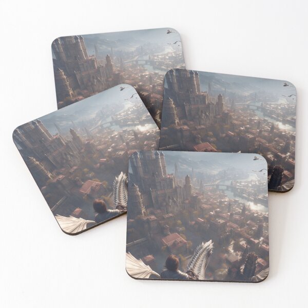 Item preview, Flight to the Citadel of Ashen Skies designed and sold by oanaunciuleanu.