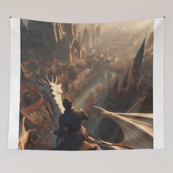 Item preview, Flight to the Citadel of Ashen Skies designed and sold by oanaunciuleanu.