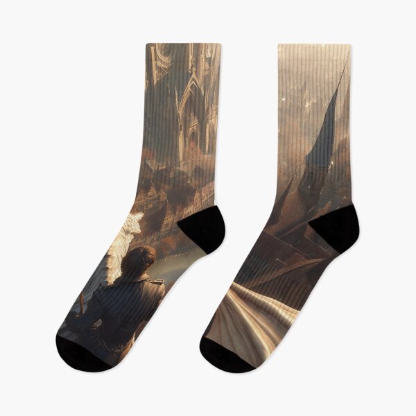 Item preview, Flight to the Citadel of Ashen Skies designed and sold by oanaunciuleanu.