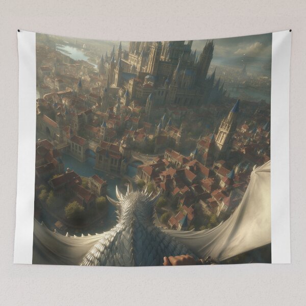 Item preview, Flight to the Citadel of Ashen Skies designed and sold by oanaunciuleanu.