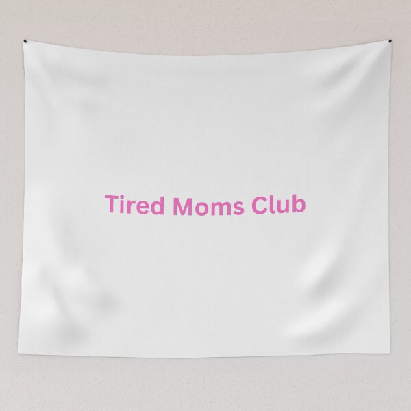 Item preview, Tired Moms Club Funny Motherhood Shirt designed and sold by CozyMomDesigns.