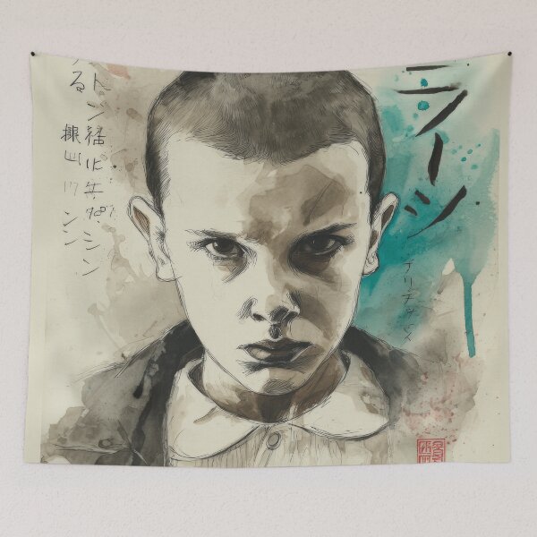Item preview, Eleven Sumi-e  designed and sold by AnimeArsenalPrints.