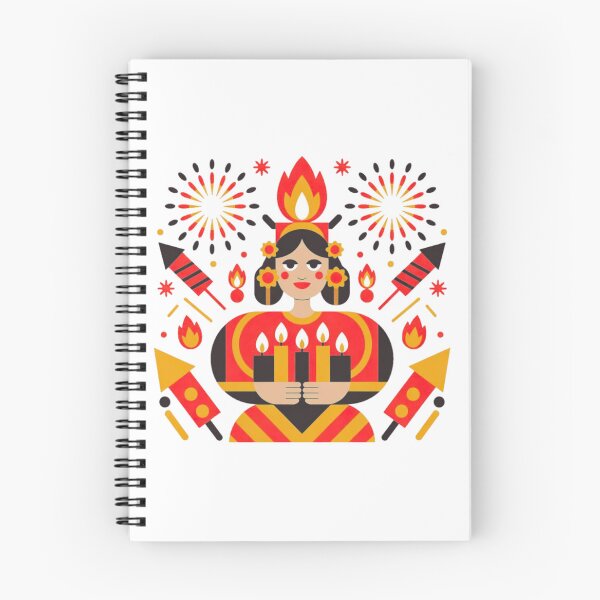 Item preview, Valencia Las Fallas Festival Fireworks Illustration designed and sold by YounexxART.