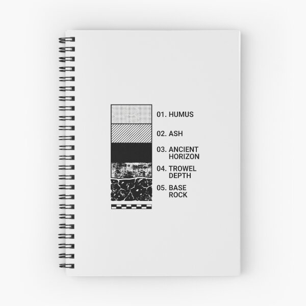 Item preview, Archaeological Stratigraphy Diagram: From Humus to Base Rock designed and sold by ottrain.