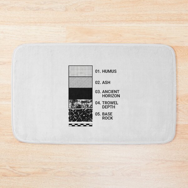 Item preview, Archaeological Stratigraphy Diagram: From Humus to Base Rock designed and sold by ottrain.