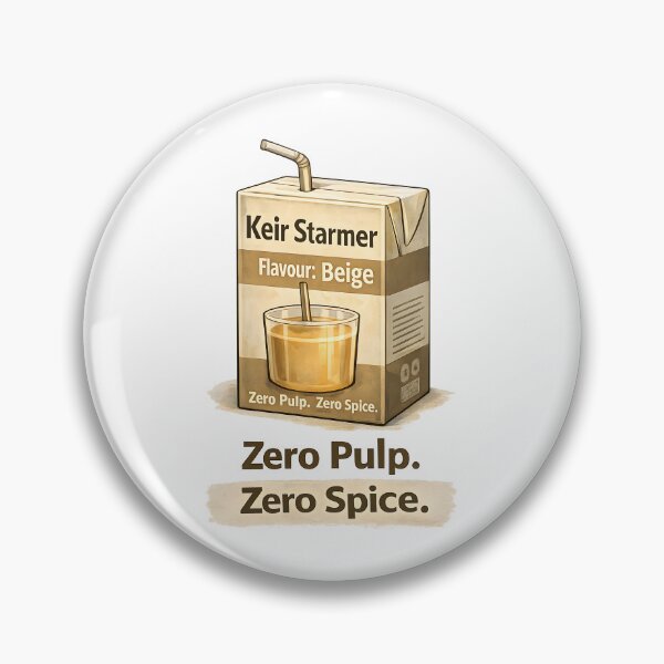 Item preview, Beige Flavour Politics Satire Juice Carton Zero Pulp Zero Spice. designed and sold by The-T-In-Retro.