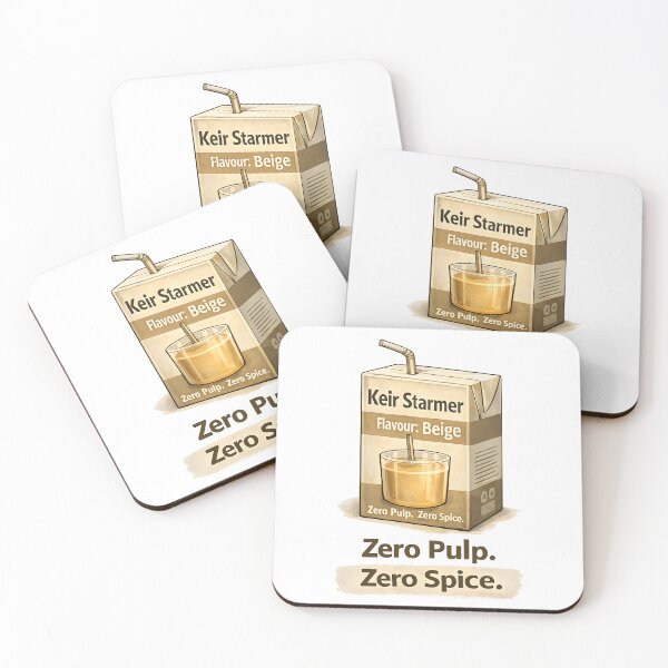Item preview, Beige Flavour Politics Satire Juice Carton Zero Pulp Zero Spice. designed and sold by The-T-In-Retro.