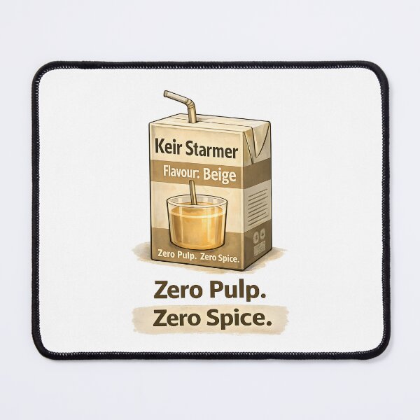 Item preview, Beige Flavour Politics Satire Juice Carton Zero Pulp Zero Spice. designed and sold by The-T-In-Retro.
