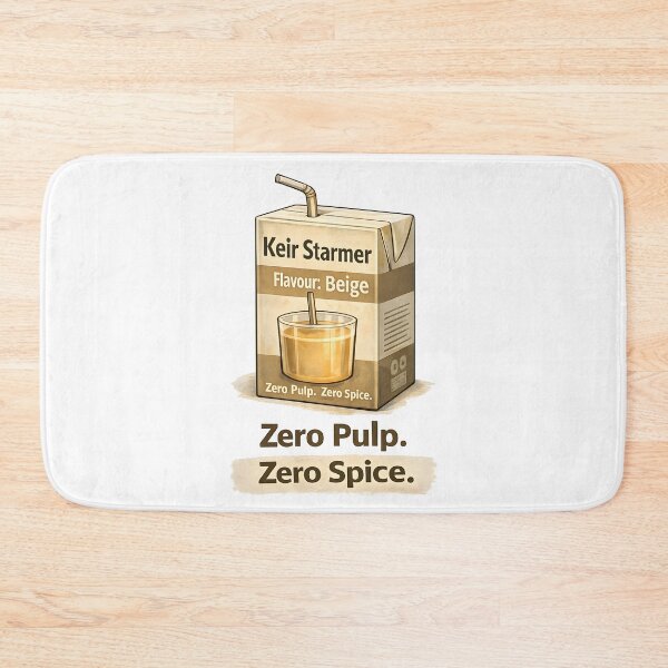 Item preview, Beige Flavour Politics Satire Juice Carton Zero Pulp Zero Spice. designed and sold by The-T-In-Retro.