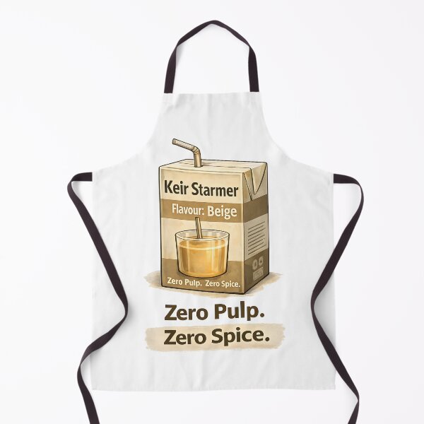 Item preview, Beige Flavour Politics Satire Juice Carton Zero Pulp Zero Spice. designed and sold by The-T-In-Retro.