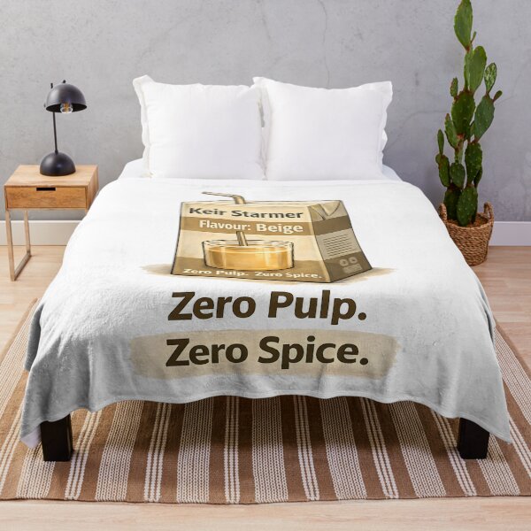 Item preview, Beige Flavour Politics Satire Juice Carton Zero Pulp Zero Spice. designed and sold by The-T-In-Retro.