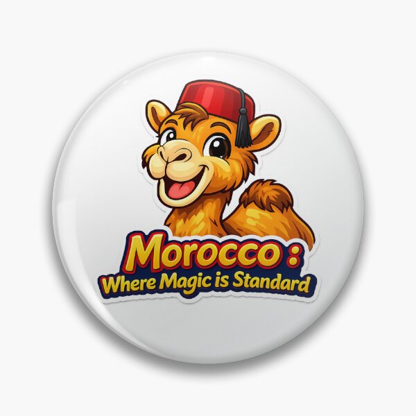 Item preview, Funny Morocco Camel Fez Hat Vintage Moroccan Travel Humor designed and sold by SweetManar.