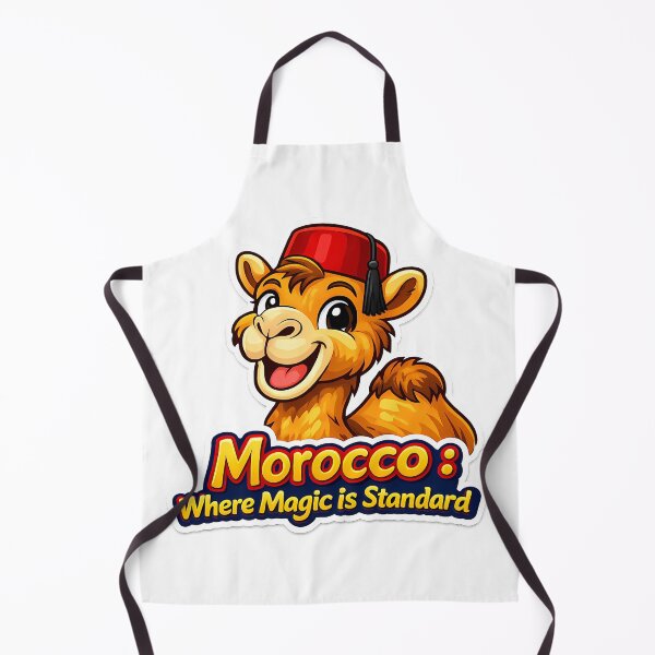 Item preview, Funny Morocco Camel Fez Hat Vintage Moroccan Travel Humor designed and sold by SweetManar.