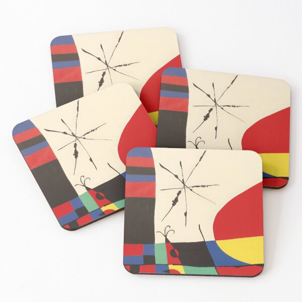 Item preview, Abstract Surreal Shapes Inspired by Joan Miró – Minimalist Colorful Modern Art designed and sold by Bondira-Spono.