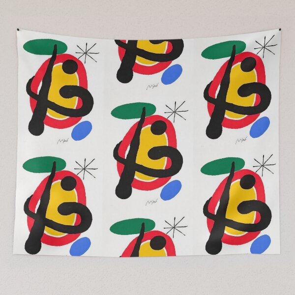 Item preview, Abstract Surreal Shapes Inspired by Joan Miró – Minimalist Colorful Modern Art designed and sold by Bondira-Spono.